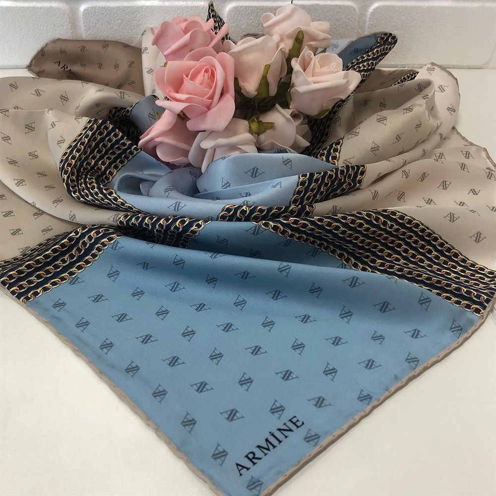 Armine Silk Scarf - 8113D 43 - Twill
