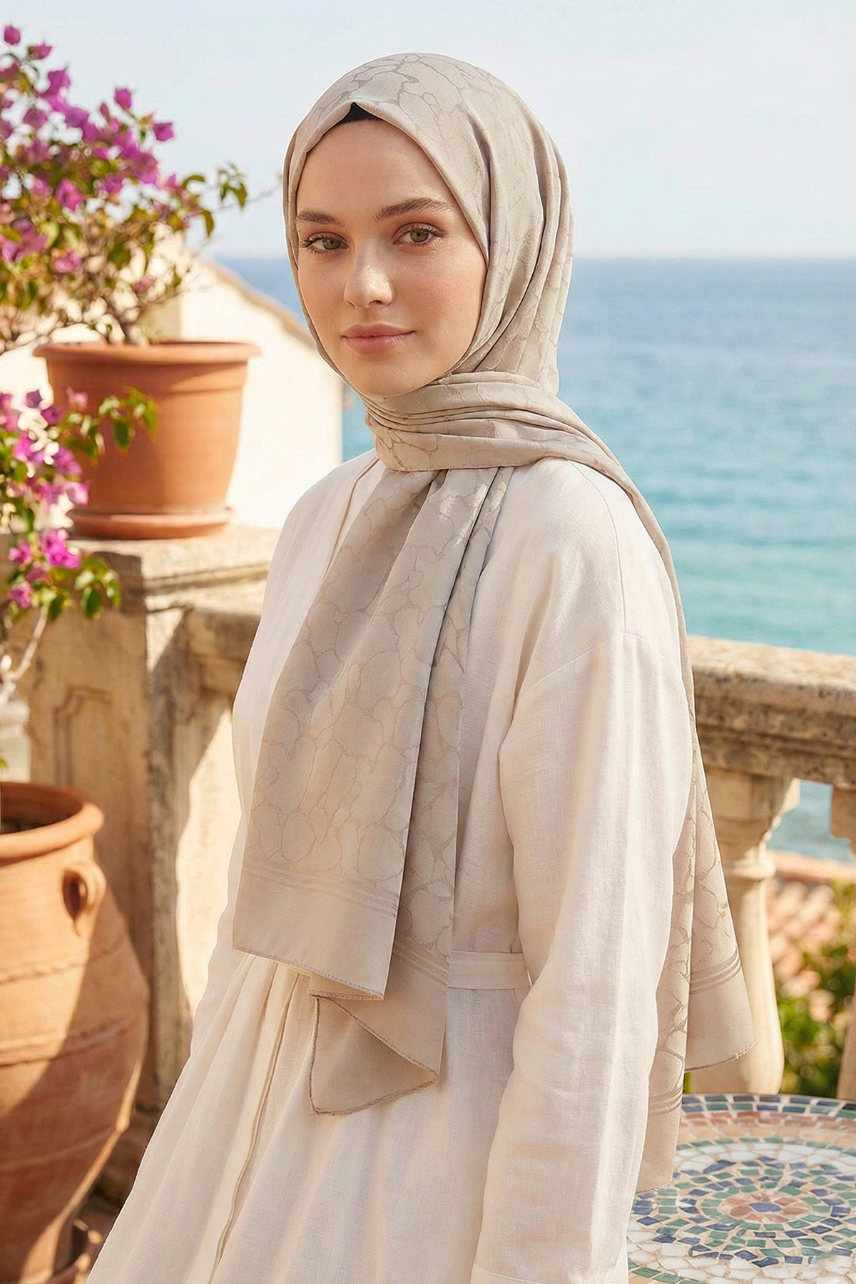 Armine Jakarlı Safir Şal - AT1SFR - 28 - Renk