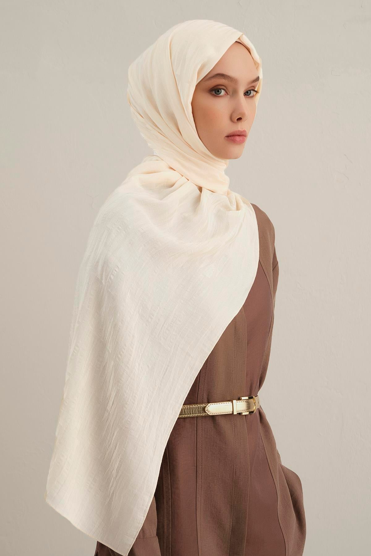 Armine Lyocell Şal - Kibrit Desen - ALY3-17 - 