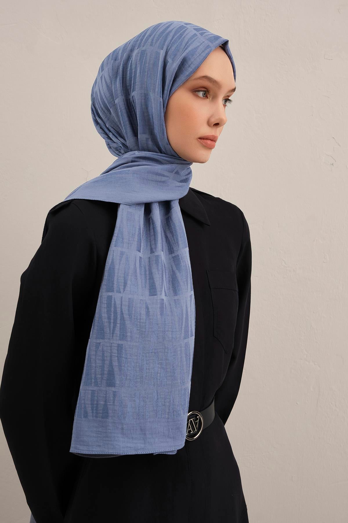 Armine Lyocell Şal - Kibrit Desen - ALY3-26 - 