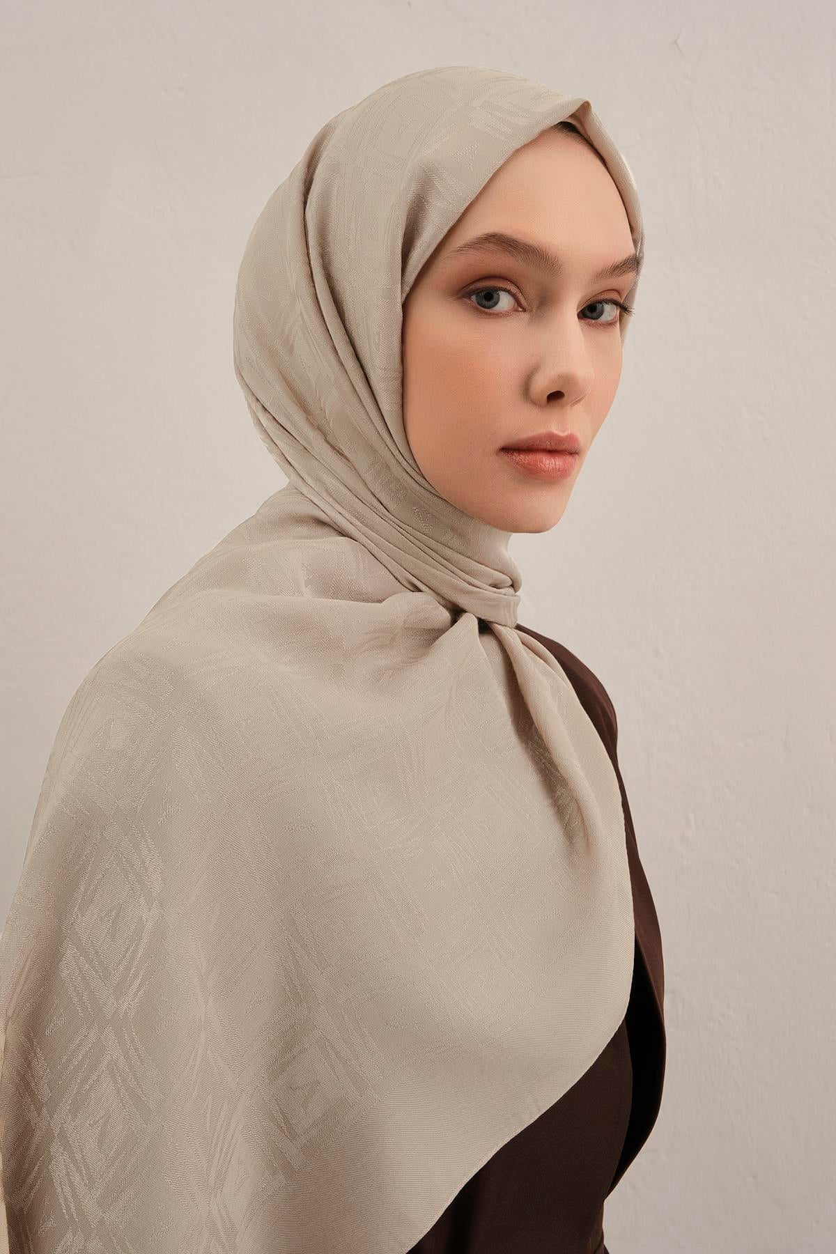 Armine Lyocell Şal - Logo Desen - ALY6-07 - 