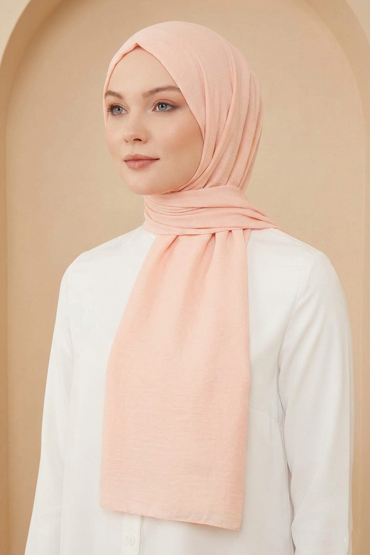 Armine Soft Vual Şal - 33 - Toz Pembe