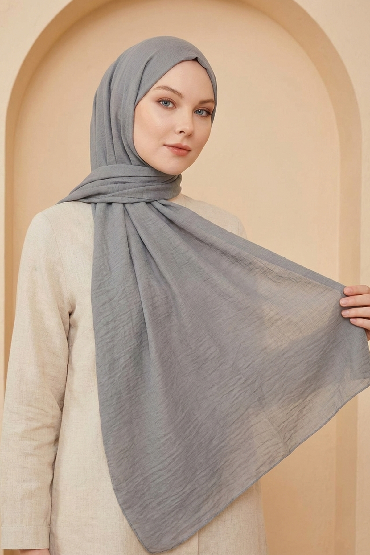 Armine Soft Vual Şal - 68 - Füme