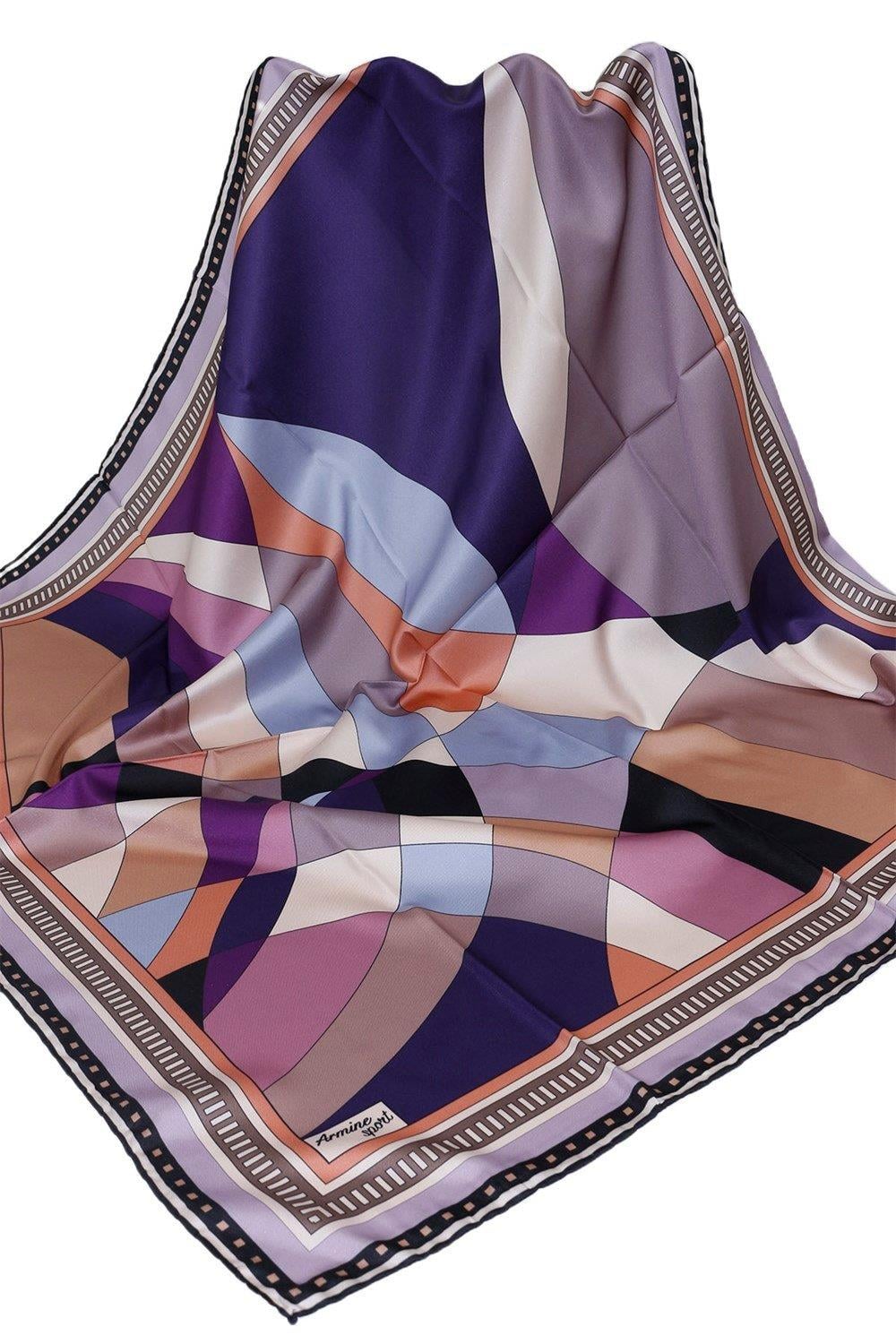 Armine  Sport Hafif Defolu Polyester Eşarp - 2074P-09 - C181