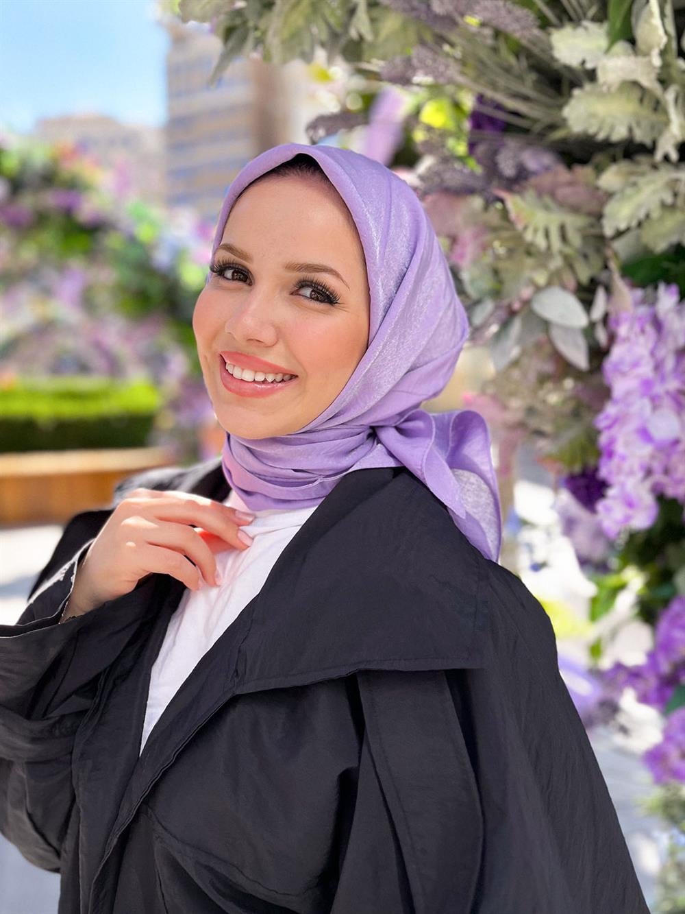Armine Trend Hayal Pamuk Eşarp - ATEHYL-21057 - Lila