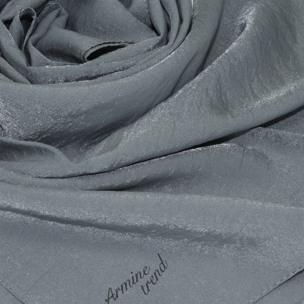 Armine Trend Hayal Pamuk Eşarp - ATEHYL-62 - Gümüş