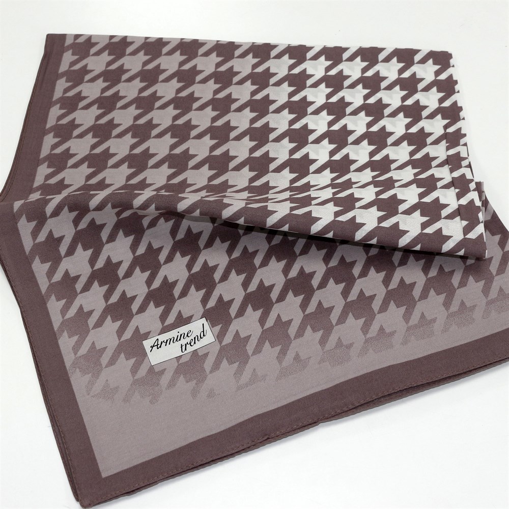 Armine Trend Modal Şal - Kazayağı - Vizon - MD2254-24