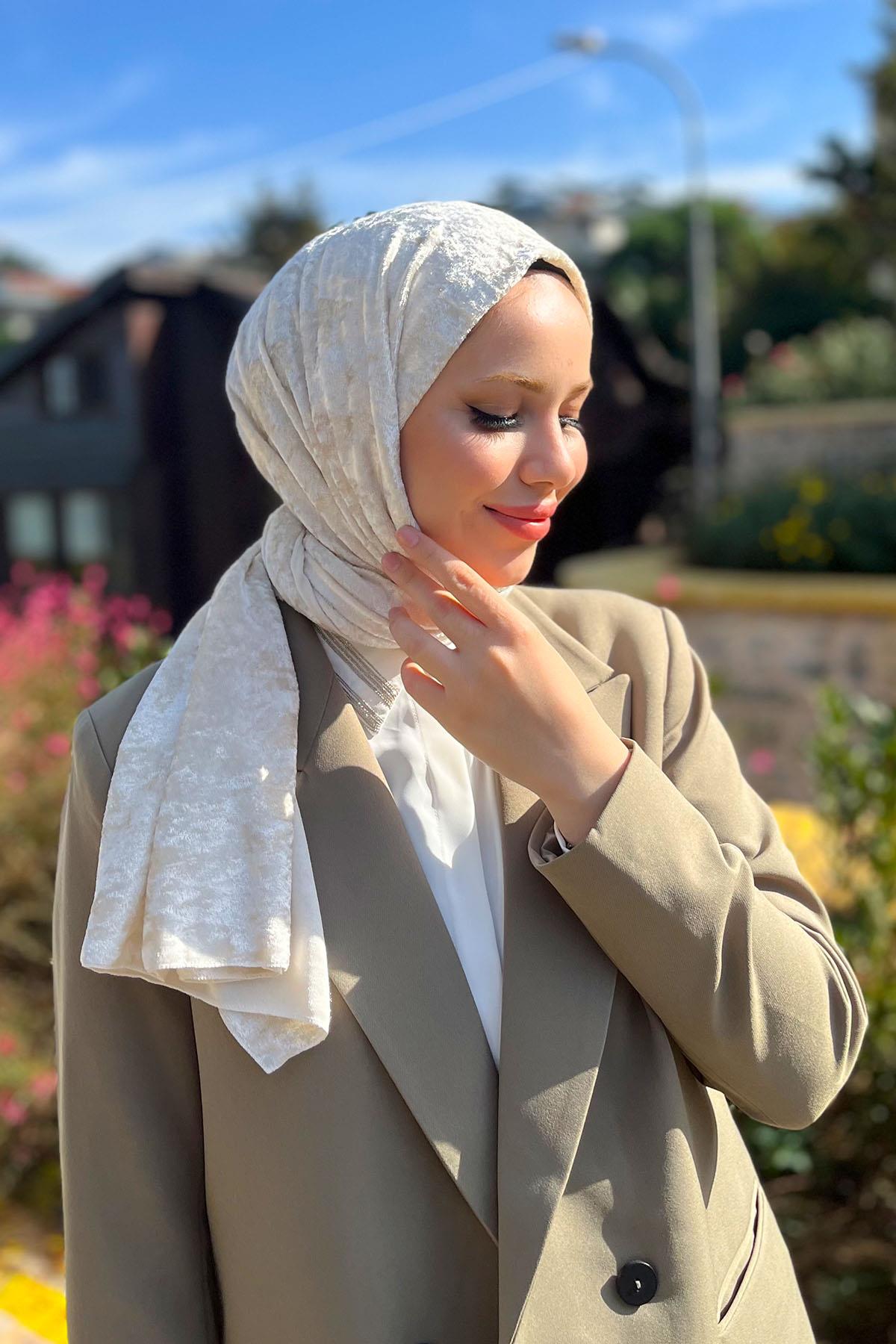 Armine Trend Örme Şal 1  - ATS1OR-03 - Taş Rengi