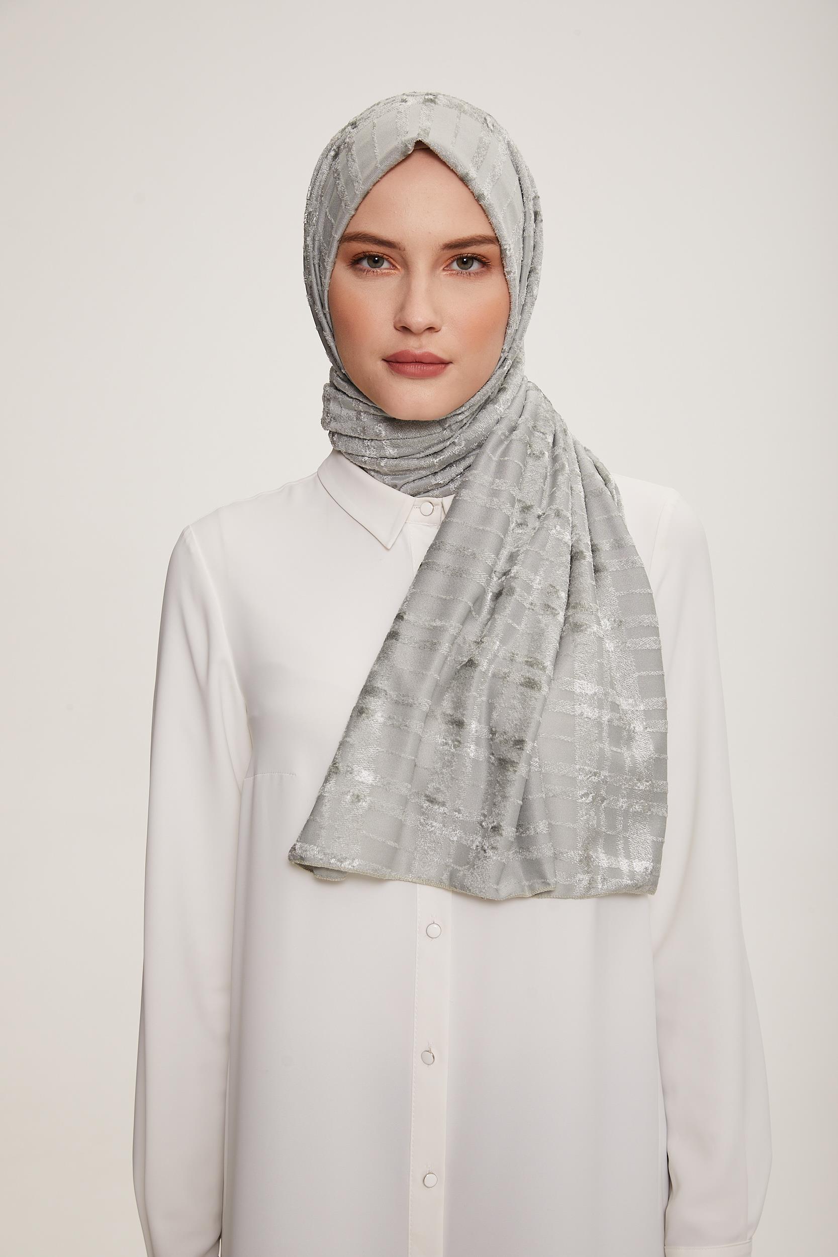 Armine Trend Örme Şal 3 - ATS3OR-08 - Su Yeşili