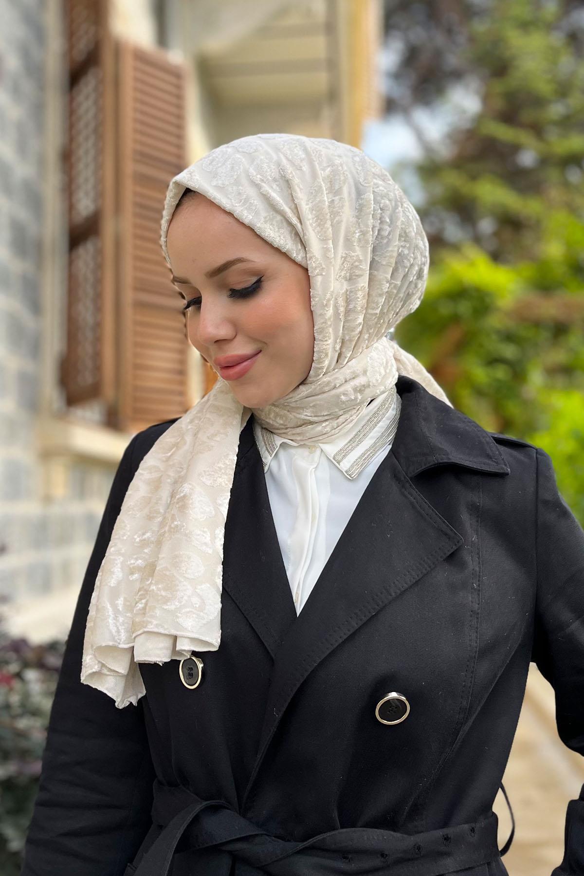 Armine Trend Örme Şal 4 - ATS4OR-03 - Taş Rengi