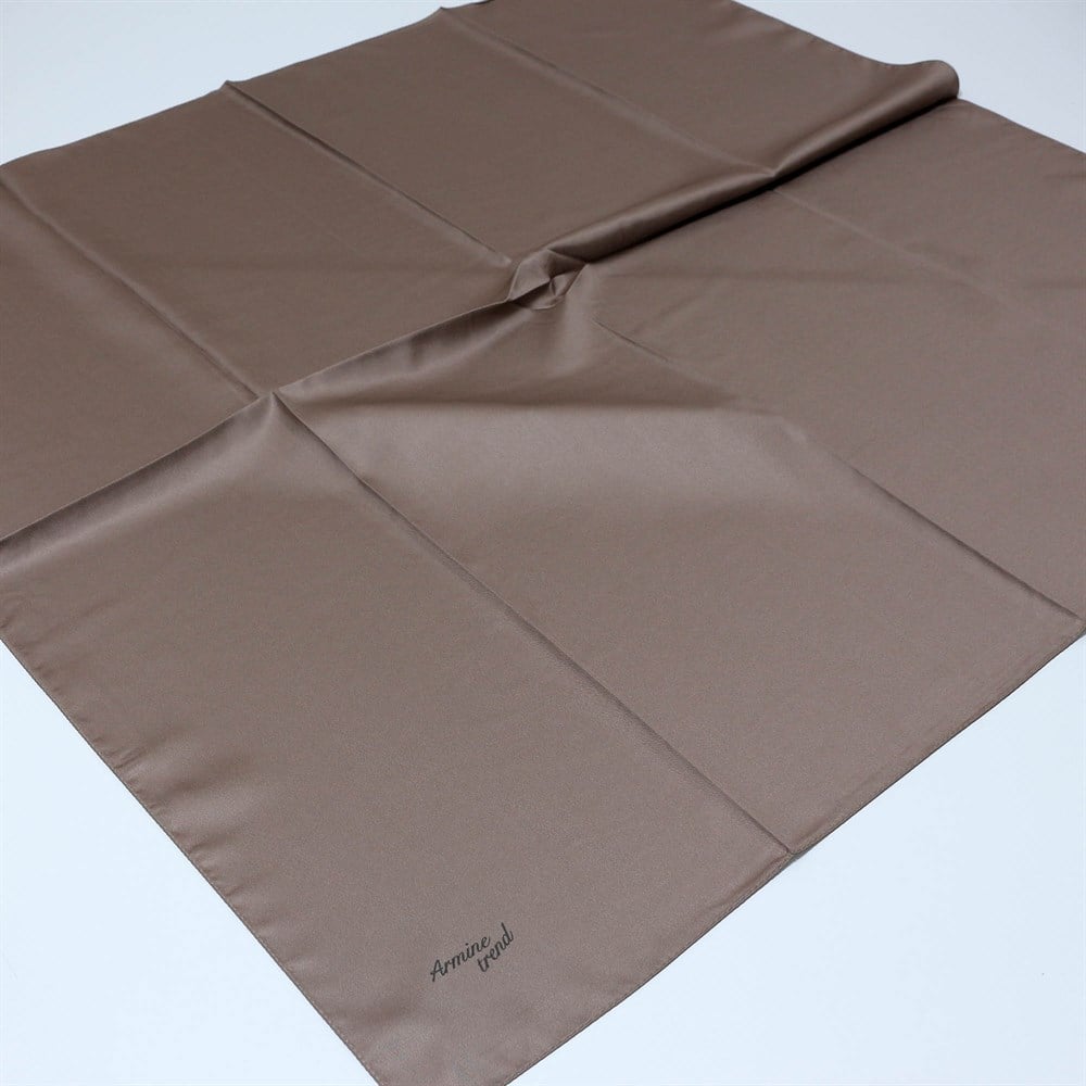 Armine Trend Rayon Poly. Düz Renk Eşarp - 276463 110 - Toprak - Tivil
