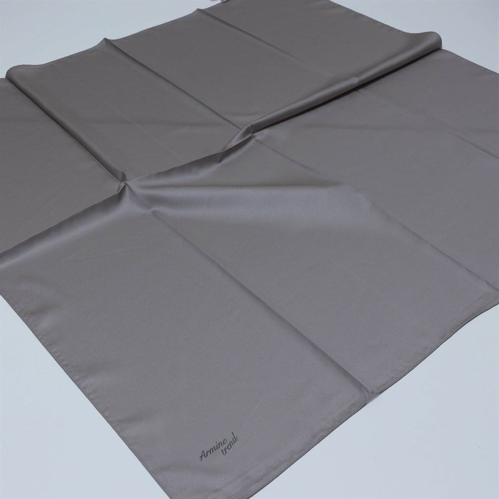 Armine Trend Rayon Poly. Düz Renk Eşarp - 276463 464 - Taş - Tivil