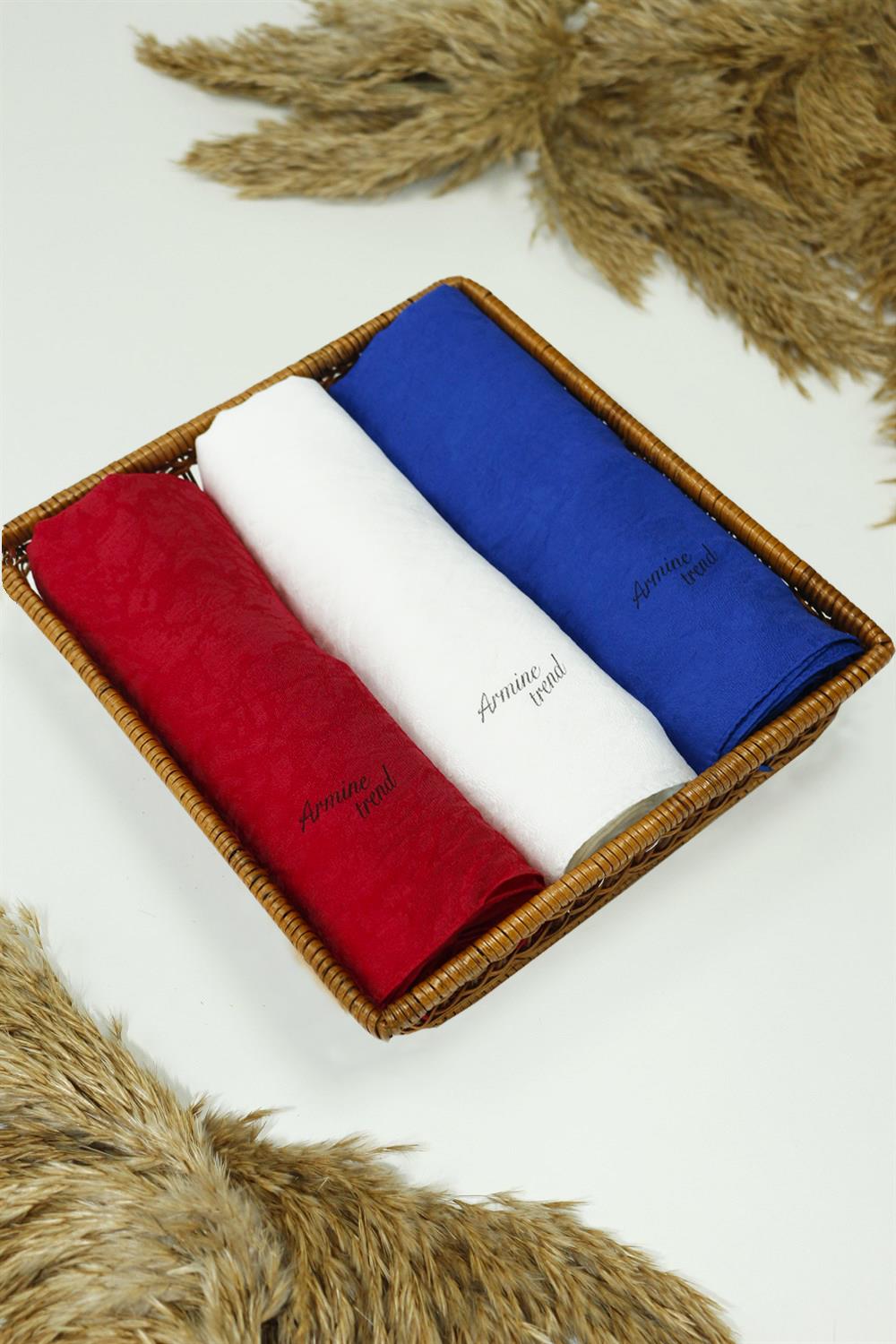 Armine Trend Vega Şal - Modal Kumaş - 3'lü Set -  ATS3VG-02-569-570