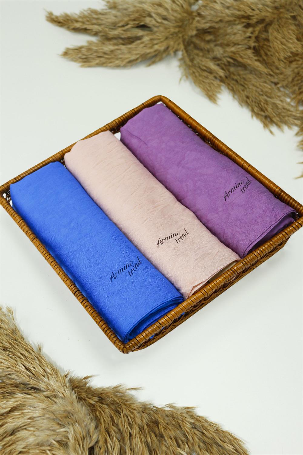 Armine Trend Vega Şal - Modal Kumaş - 3'lü Set -  ATS3VG-548-561-567