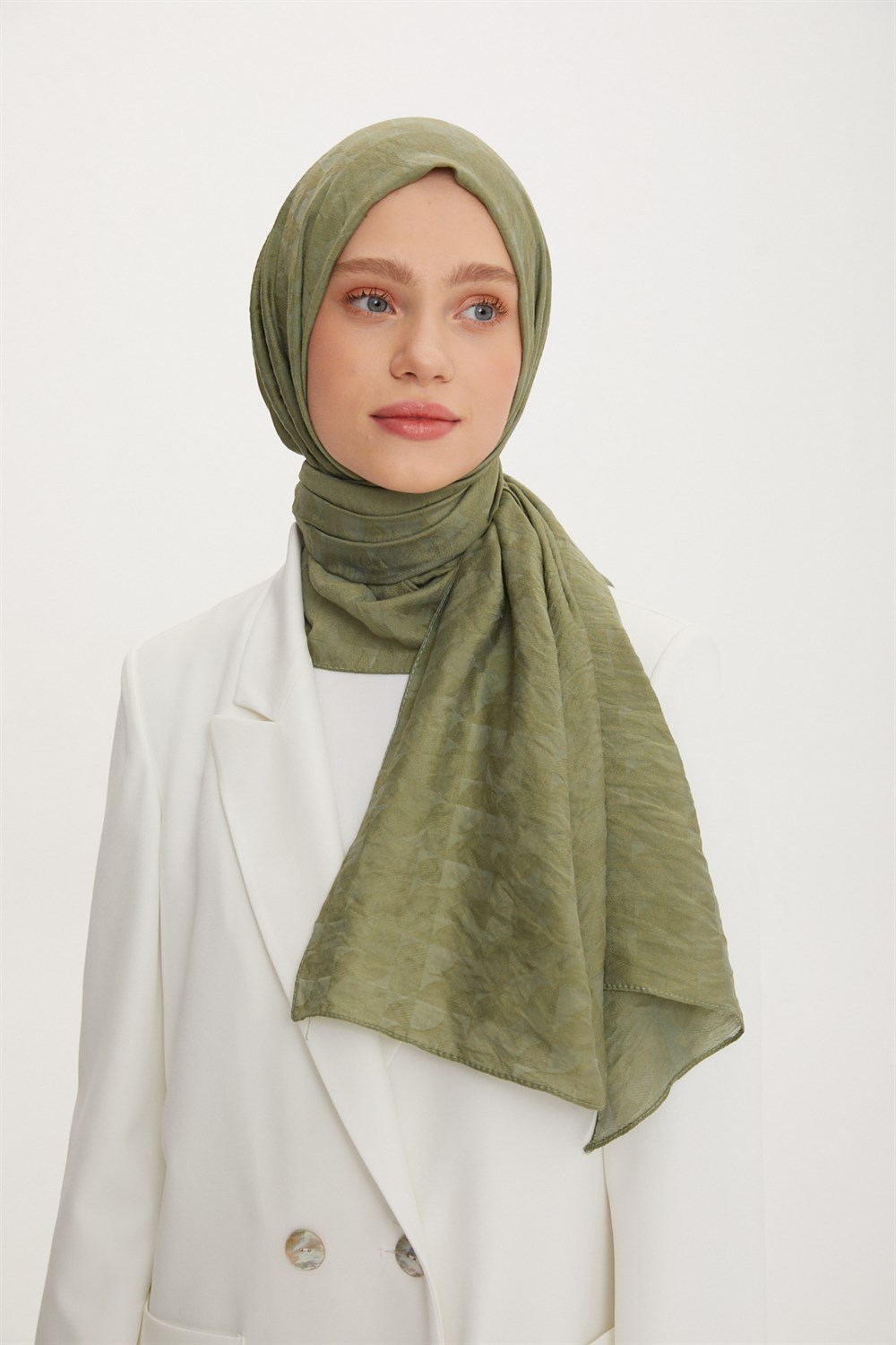 Armine Trend Vega Şal - Modal Kumaş - ATSVG-542 - Yeşil