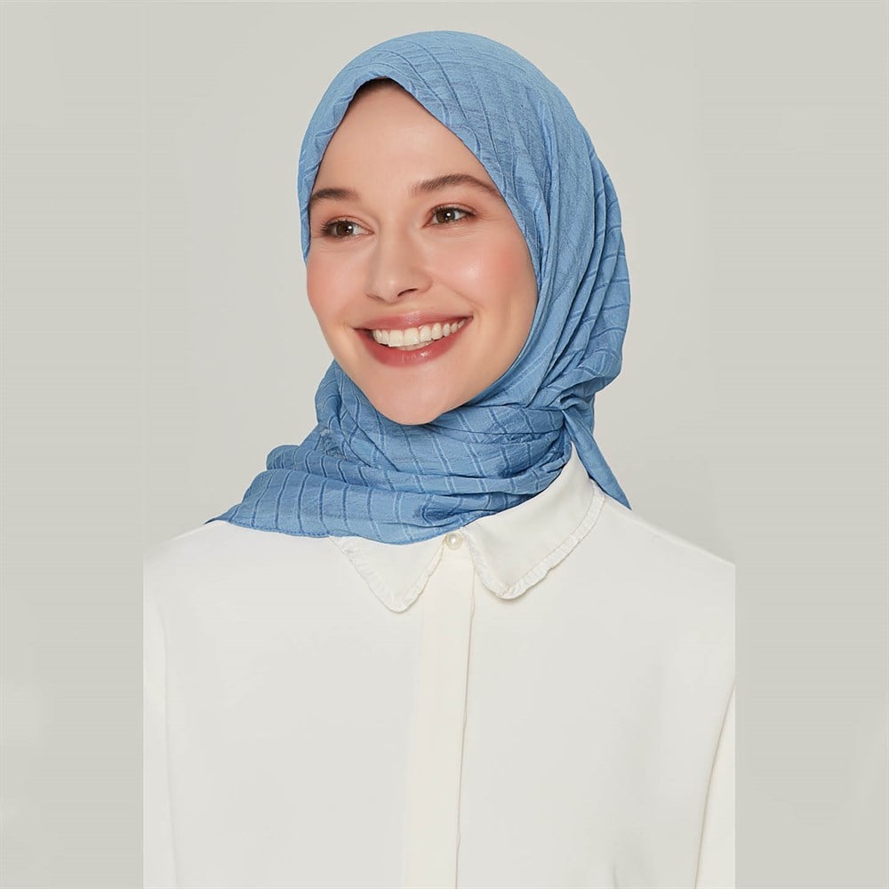 Armine Trend Yok Eşarp - Bebe Mavi