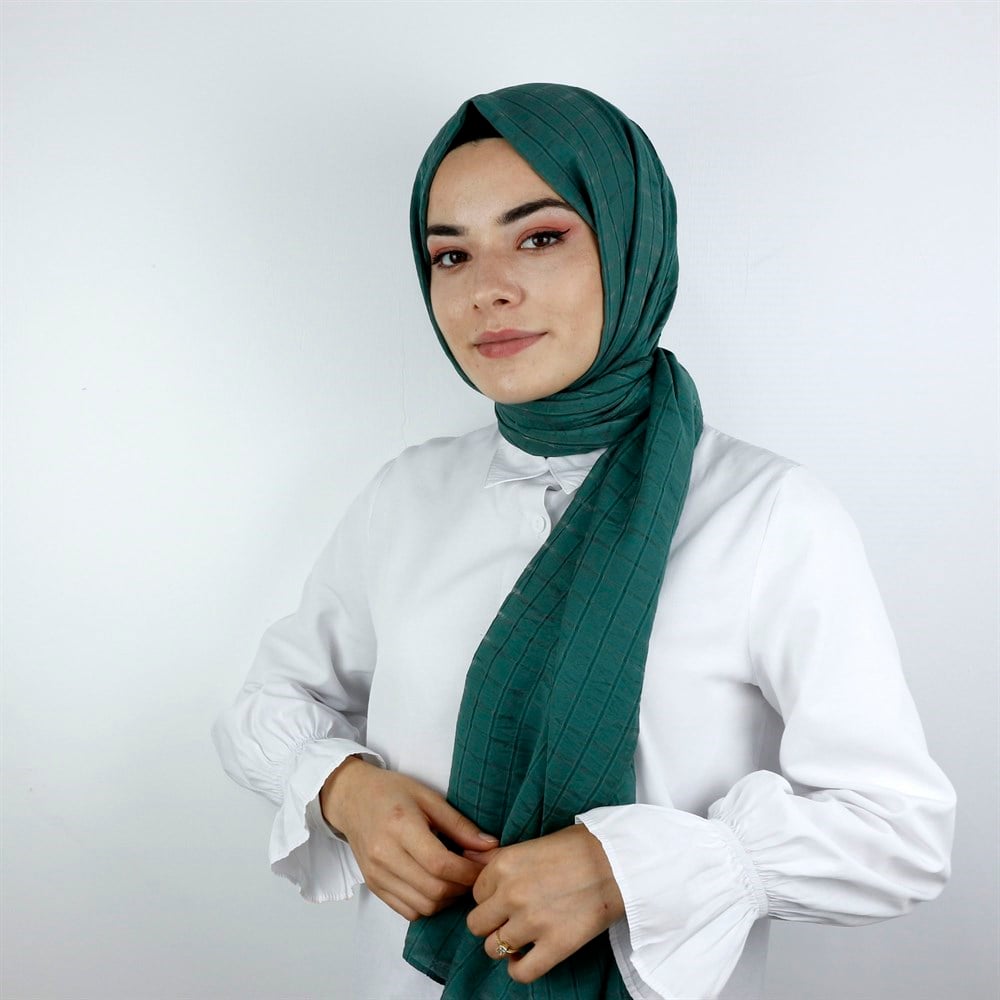 Armine Trend Yok Şal  - 124 - Yeşil