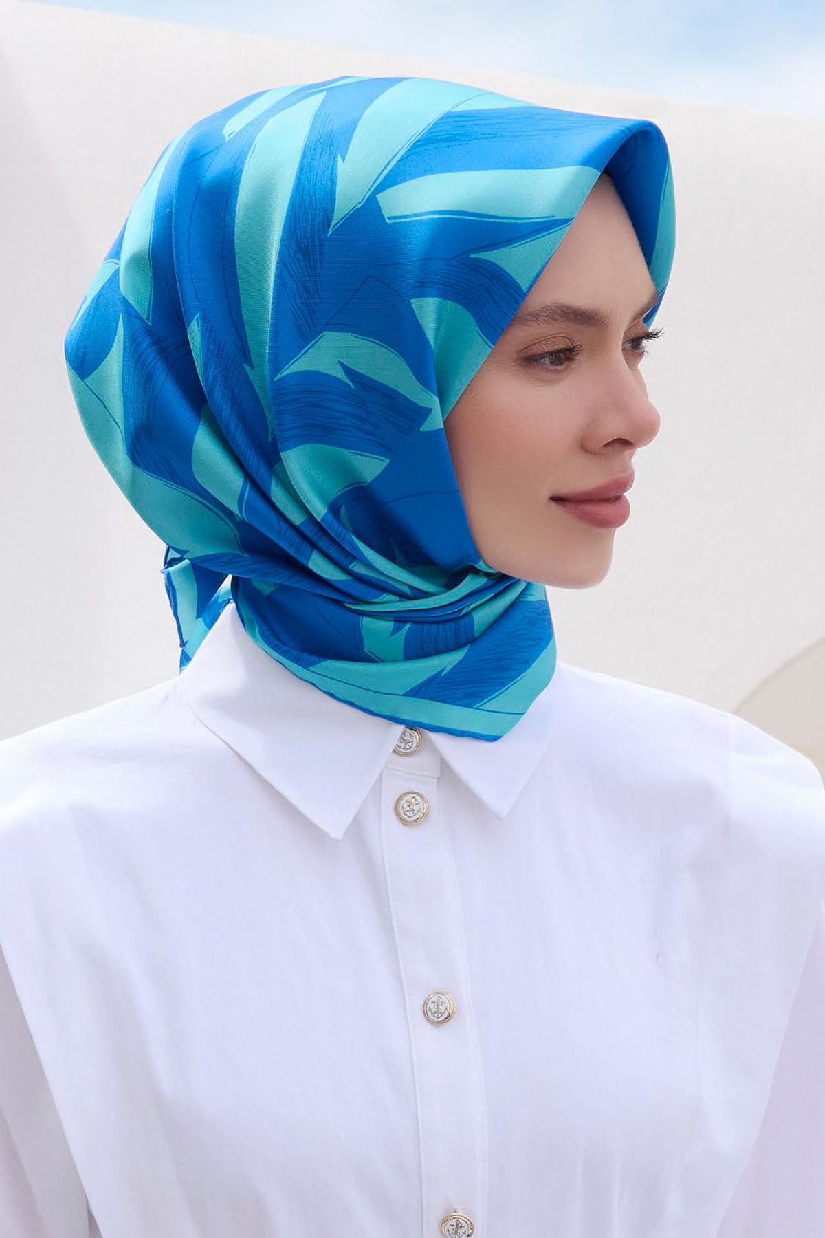 Belli İpek Eşarp 2025 İlkbahar-Yaz - 4123D-54 - Tivil