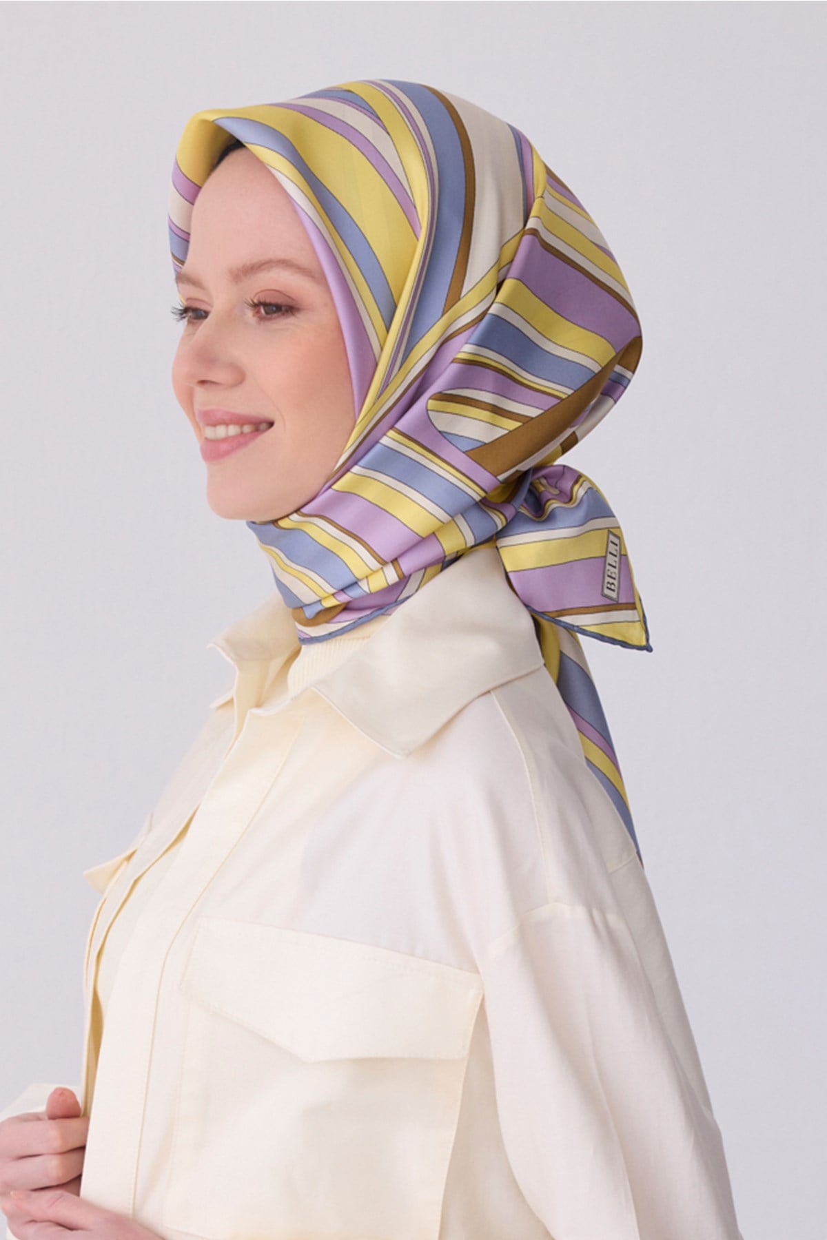 Belli İpek Eşarp - 4311D-03 - Tivil
