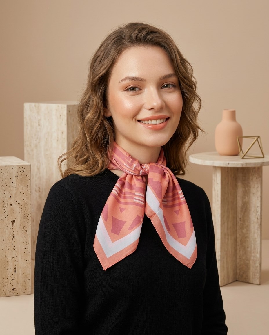 Benetton Bandana - Flora - 1020-040 - Şeftali