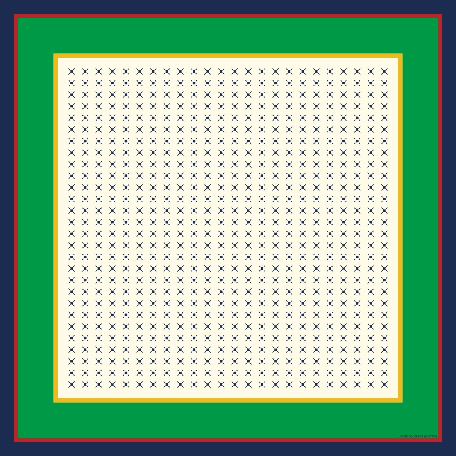 Benetton Viskon Eşarp - Siena - 1001-029 - Açık Yeşil