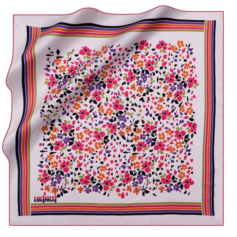 Cacharel Hafif Defolu Polyester Eşarp - 7842314-994 - D364