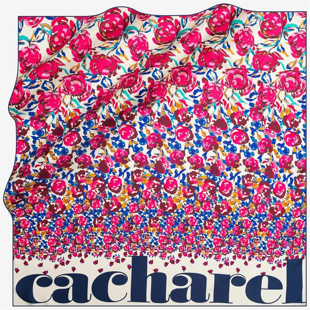 Cacharel Twill İpek Eşarp - 2019 İlkbahar-Yaz  - 7838313-922 - Tivil