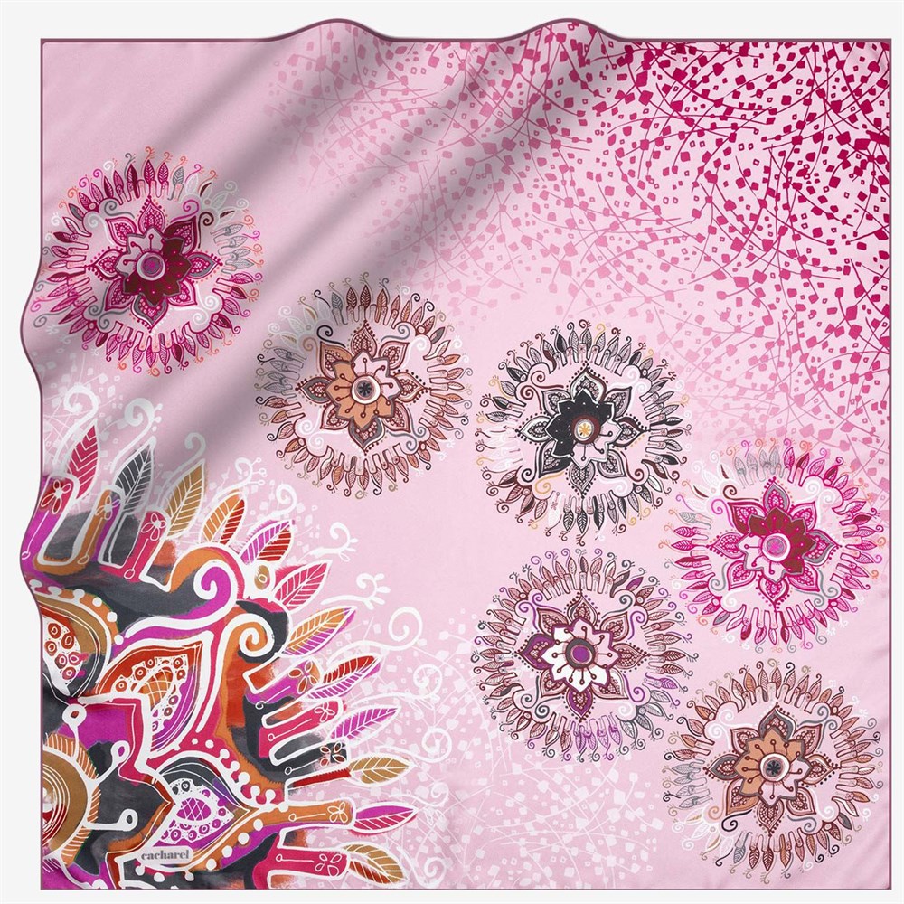 Cacharel Twill İpek Eşarp - 2019/2020 Sonbahar-Kış - 7967313-991 - Tivil