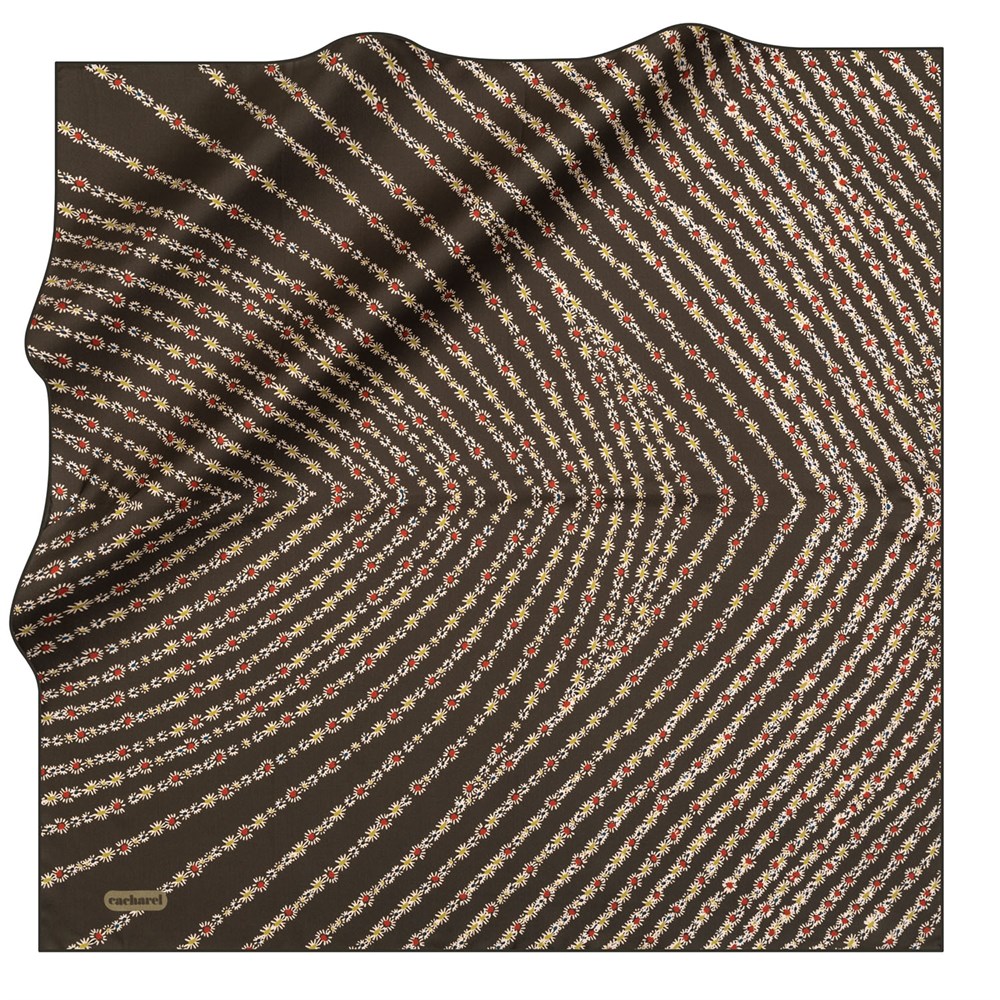 Cacharel Twill İpek Eşarp - 2020/2021 Sonbahar-Kış - 8177313-951 - Tivil