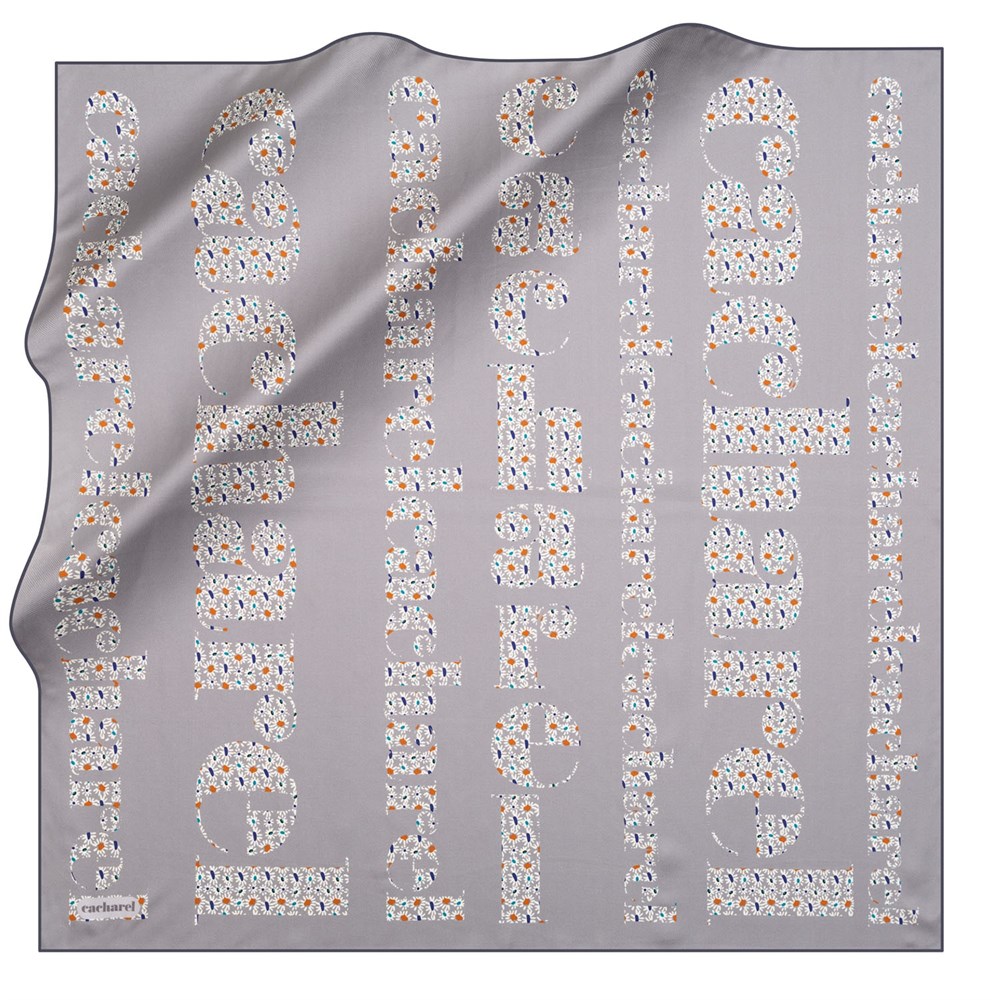 Cacharel Twill İpek Eşarp - 2020/2021 Sonbahar-Kış - 8178313-991 - Tivil