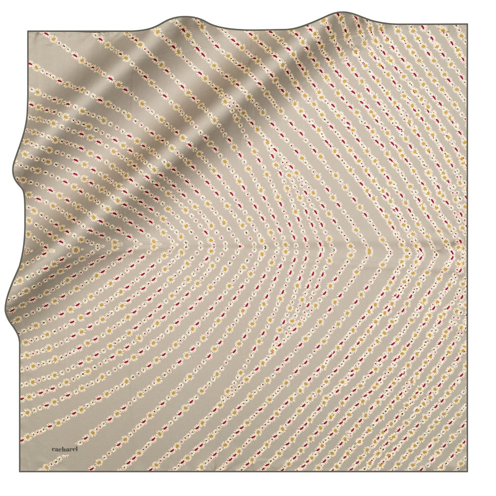 Cacharel Twill İpek Eşarp - 2020/2021 Sonbahar-Kış - 8177313-952 - Tivil