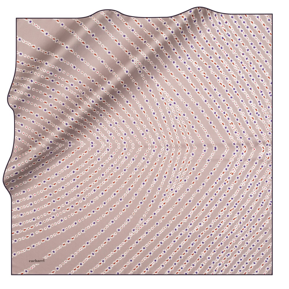 Cacharel Twill İpek Eşarp - 2020/2021 Sonbahar-Kış - 8177313-991 - Tivil