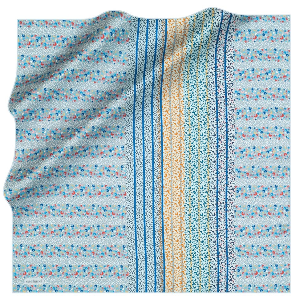 Cacharel Twill İpek Eşarp - 2021 İlkbahar-Yaz - 8304313-922 - Tivil