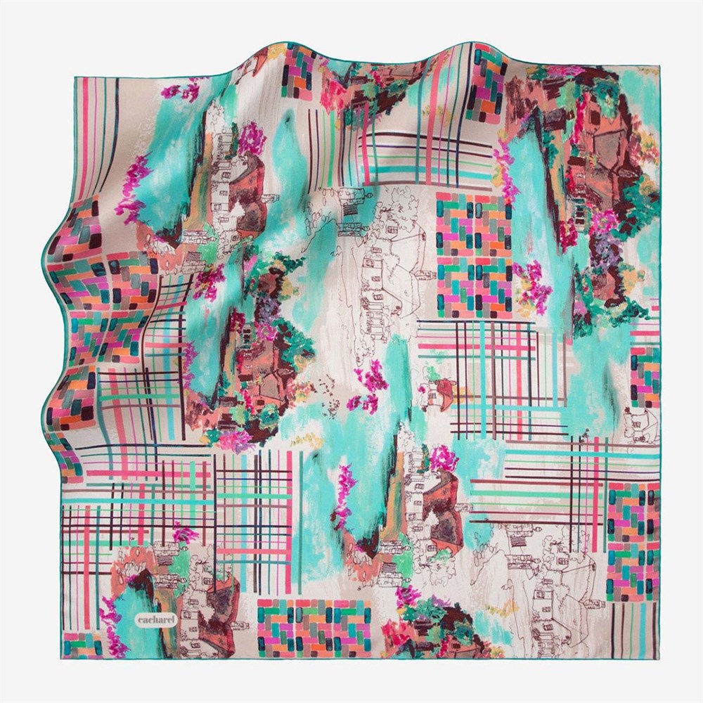 Cacharel Twill İpek Eşarp - 7518313-952