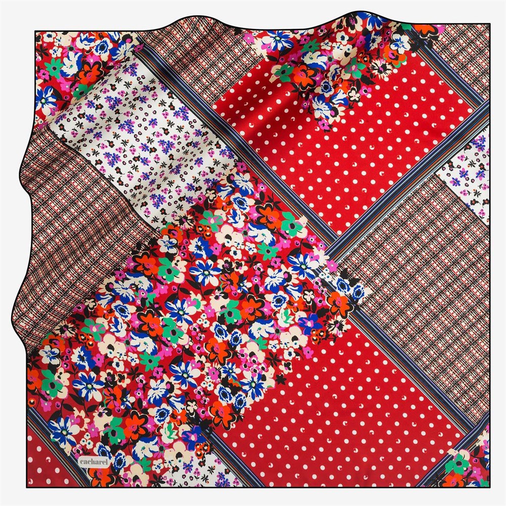 Cacharel Twill İpek Eşarp - 7694313-911