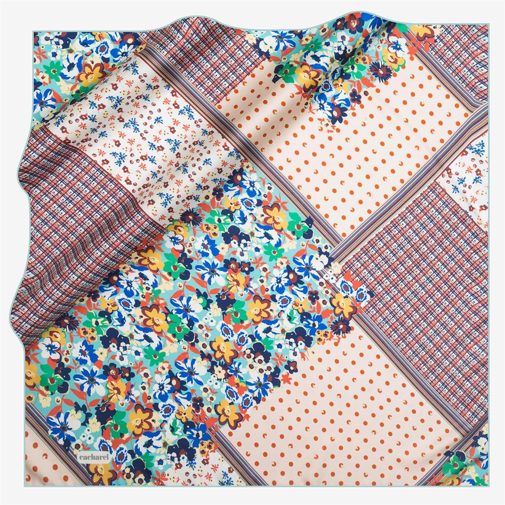 Cacharel Twill İpek Eşarp - 7694313-922