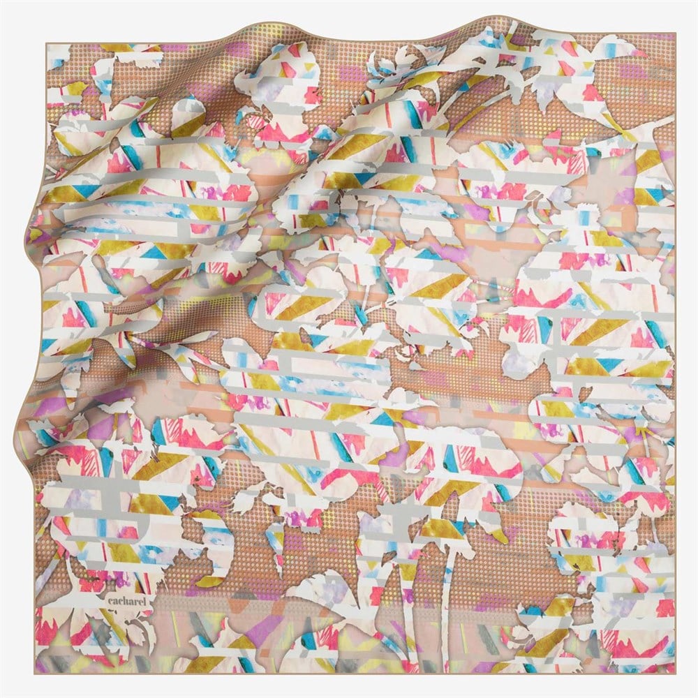 Cacharel Twill İpek Eşarp - 7710313-931
