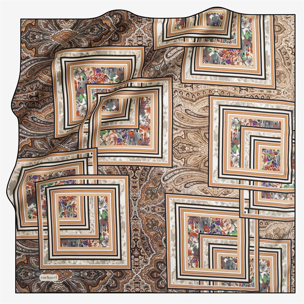 Cacharel Twill İpek Eşarp - 7749313-914