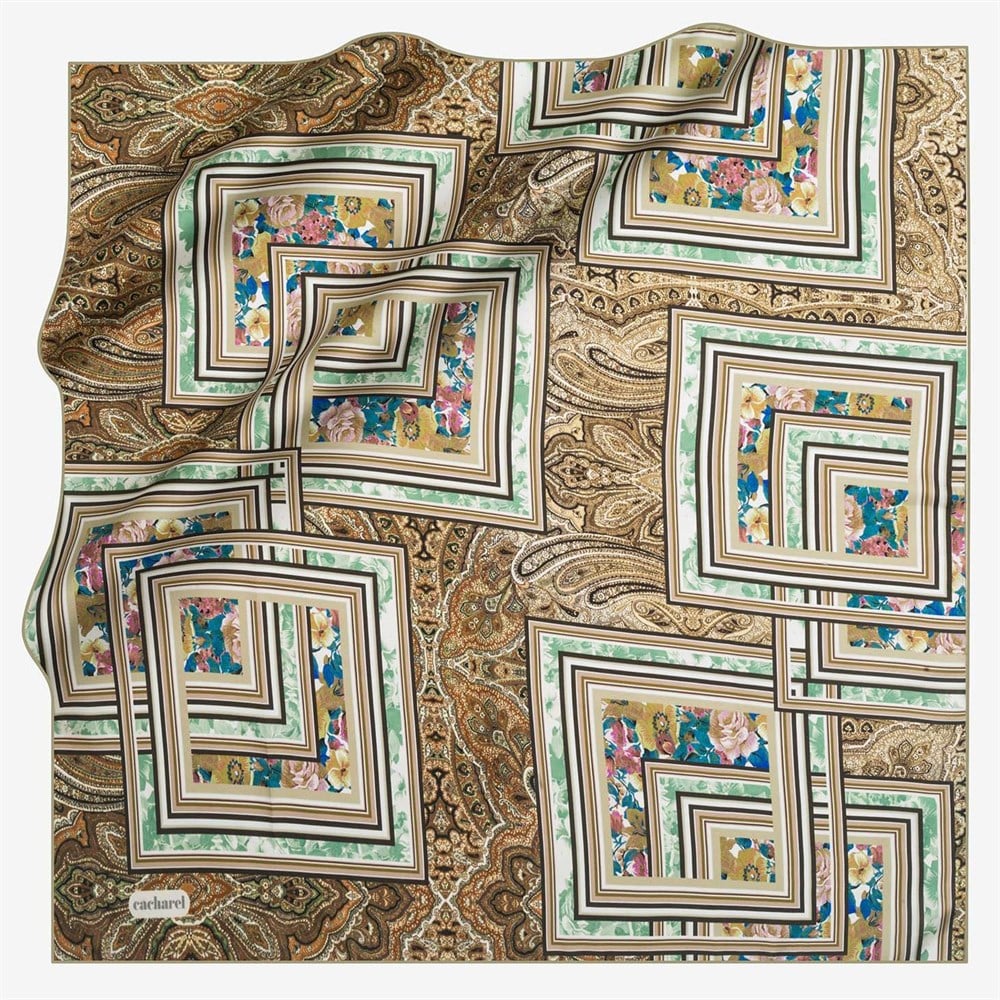 Cacharel Twill İpek Eşarp - 7749313-951
