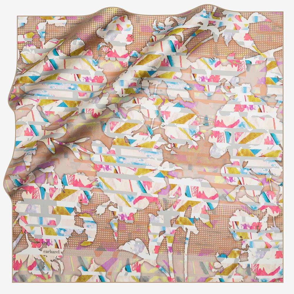 Cacharel Twill İpek Eşarp 2018/2019 Sonbahar Kış - 7710313-931