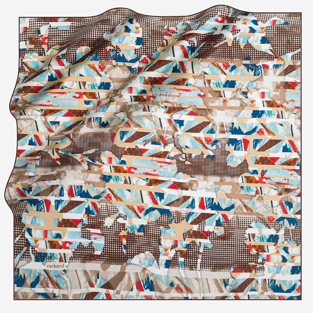 Cacharel Twill İpek Eşarp 2018/2019 Sonbahar Kış - 7710313-941