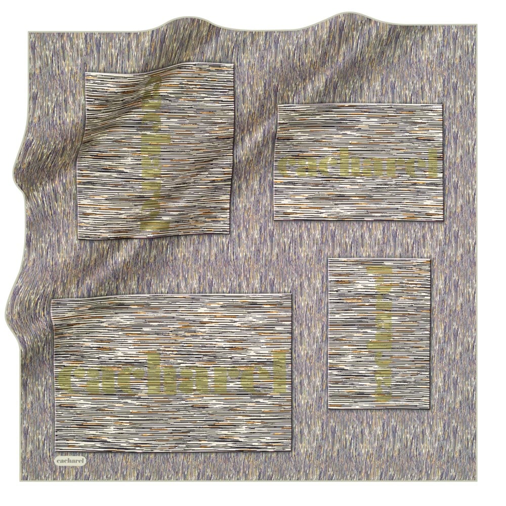 Cacharel Twill İpek Eşarp - 2021 İlkbahar-Yaz - 8224313-951 - Tivil