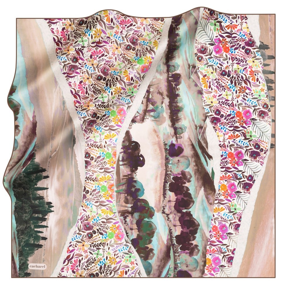 Cacharel Twill Silk Scarf - 2021 Spring-Summer - 8048313-932
