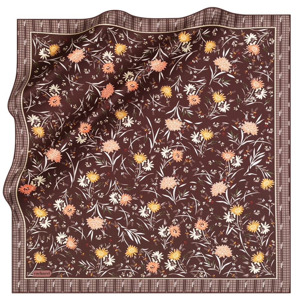 Cacharel Twill İpek Eşarp - 2021 İlkbahar-Yaz - 8131313-942 - Tivil
