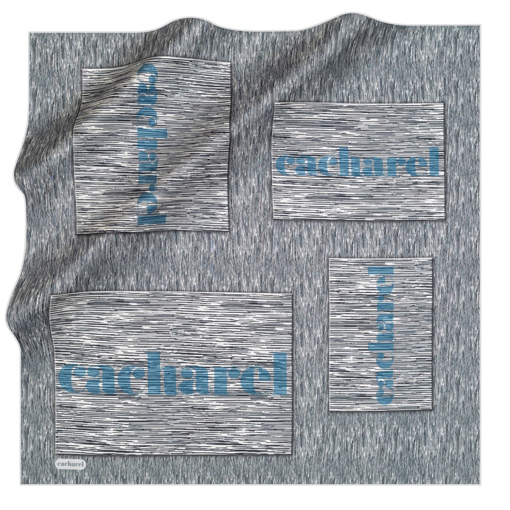 Cacharel Twill İpek Eşarp - 2021 İlkbahar-Yaz - 8224313-922 - Tivil