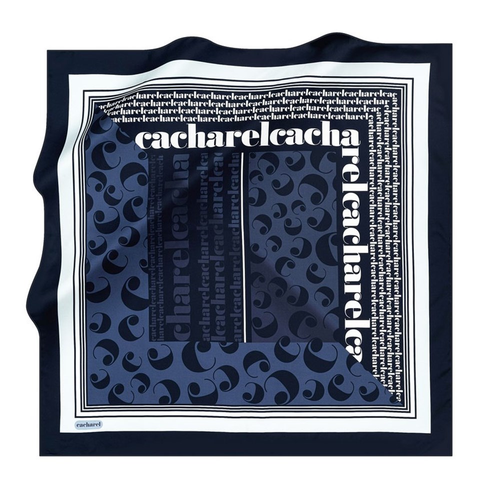 Cacharel Twill İpek Eşarp - 2021/2022 Sonbahar-Kış - 8387313-921 - Tivil