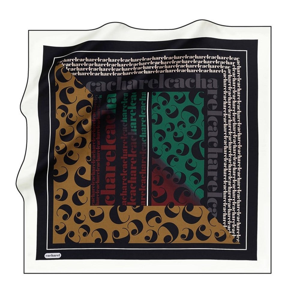 Cacharel Twill İpek Eşarp - 2021/2022 Sonbahar-Kış - 8387313-918 - Tivil