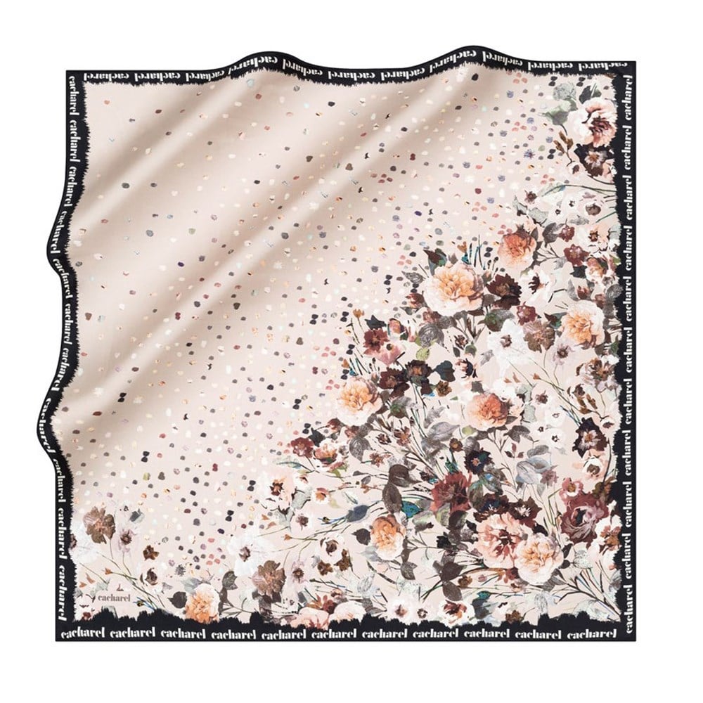 Cacharel Twill İpek Eşarp - 2021/2022 Sonbahar-Kış - 7753313-912 - Tivil