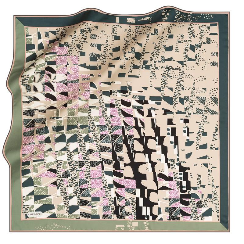 Cacharel Twill Silk Scarf - 8347313-971