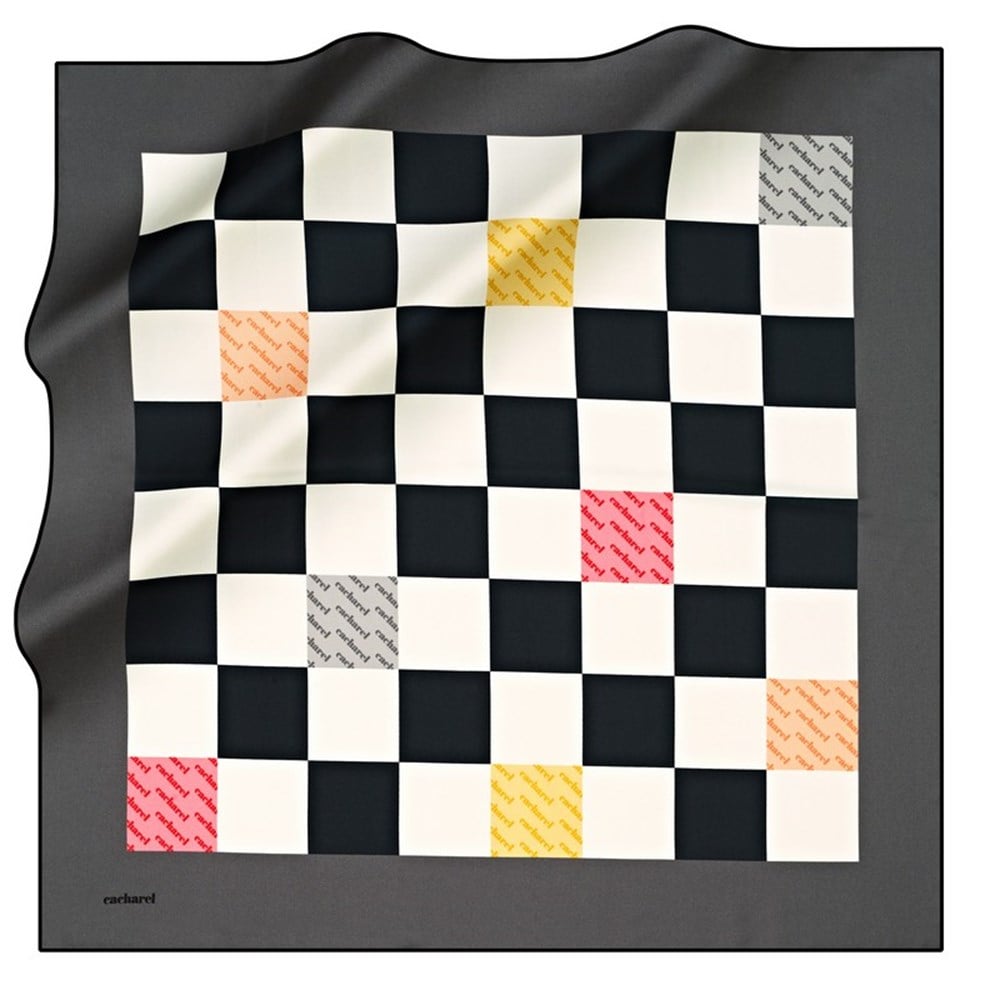Cacharel Twill İpek Eşarp - 2022/2023 Sonbahar-Kış - 8590313-914 - Tivil